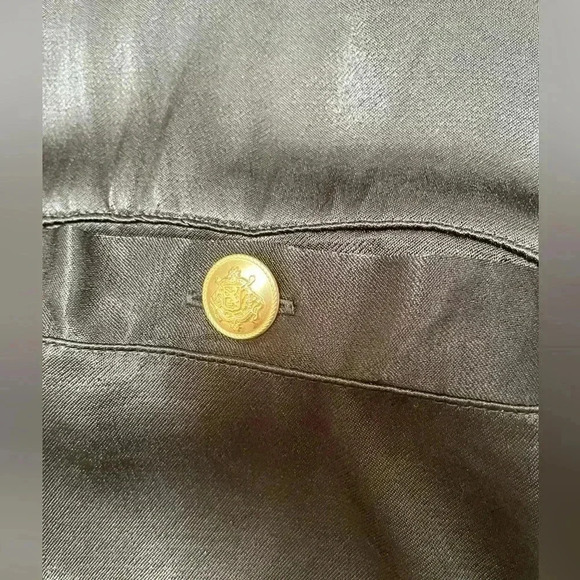 J Crew Lady Shirt-Jacket in Luster Crepe Black size Medium - Picture 6 of 9